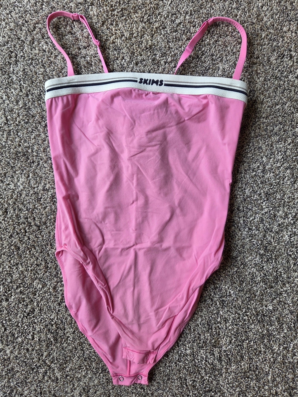 SKIMS Pink Bodysuit